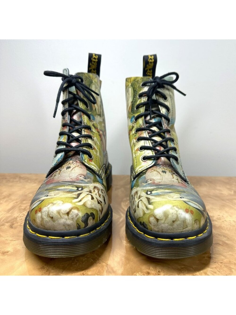 Dr Martens 1460 Pascal Hieronymus Bosch Heaven Boots EU 41 US W 9 Rare - Picture 2 of 9